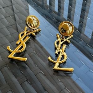 Yves Saint Laurent YSL earrings